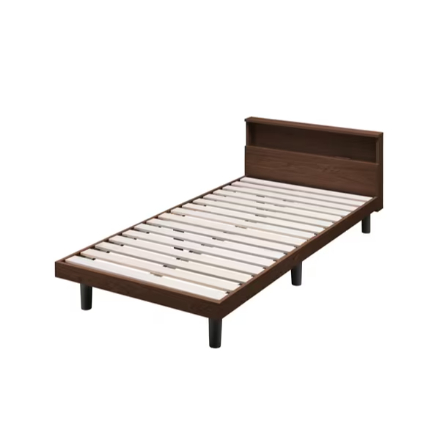 アイリスオーヤマ すのこベッド シングル SNB-S ブラウン