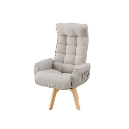 アイリスオーヤマ 回転ファブリックチェア ハイバック FACN-KHB アイボリー