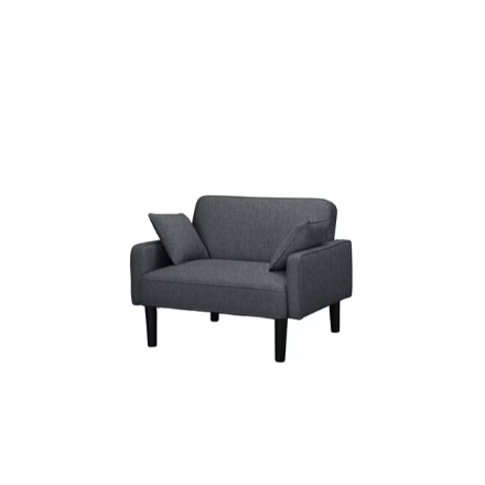 アイリスオーヤマ 1人掛けリクライニングソファ RSB-1S ダークグレー