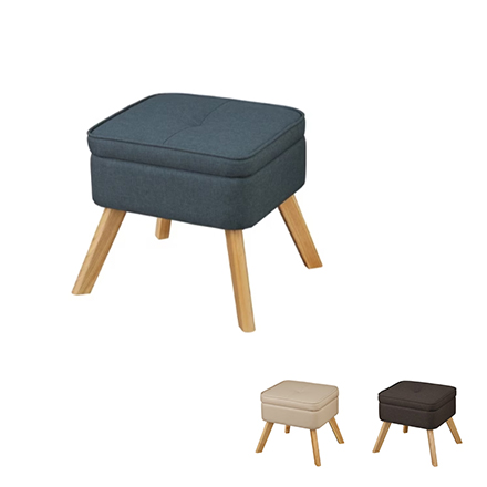 アイリスオーヤマ 収納付オットマン FAC-OT ブルー