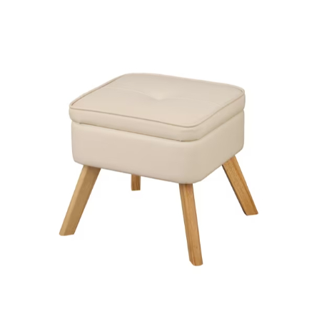 アイリスオーヤマ 収納付オットマン LEC-OT アイボリー