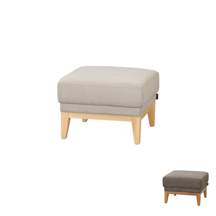 アイリスオーヤマ オットマン UNS-OT ライトグレー