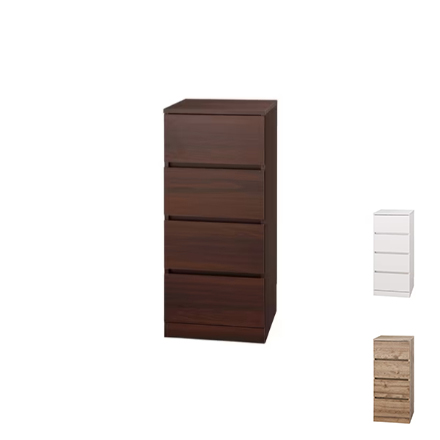 アイリスオーヤマ ウッドチェスト WCH-390 ウォールナット