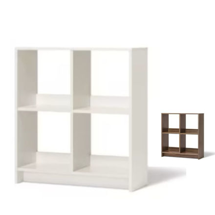 アイリスオーヤマ HIROBIROシリーズ ウッドオープンシェルフ WOS-4 ホワイト