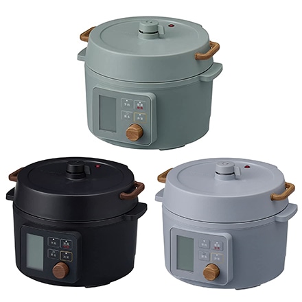アイリスオーヤマ 電気圧力鍋 3L ヘルシープラス ピスタチオグリーン新品種類圧力鍋