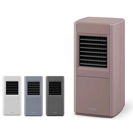 アイリスオーヤマ セラミックファンヒーター スリム 大風量 木造住宅6畳まで/コンクリート住宅8畳まで ACH-S12A-V パープル