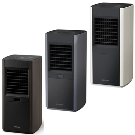 アイリスオーヤマ スリムセラミックファンヒーター 人感センサー 木造住宅6畳まで/コンクリート住宅8畳まで ACH-SM12A-W ホワイト