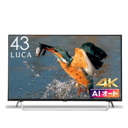 アイリスオーヤマ 4Kチューナー内蔵スマート液晶テレビ 43V型 43XDA20 ブラック