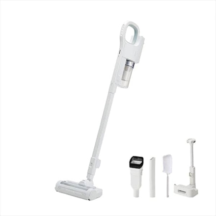 アイリスオーヤマ 充電式サイクロンスティッククリーナー daspo SCD-190P-H ホワイト