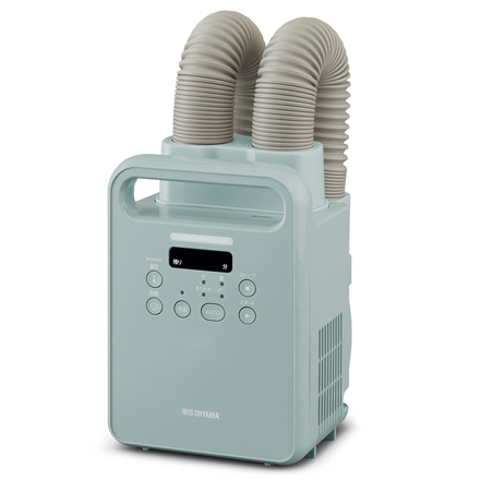 アイリスオーヤマ ふとん乾燥機 カラリエColors ツインノズル FK-RW2-G グリーン