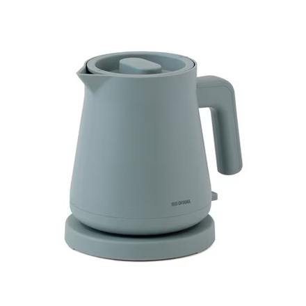 アイリスオーヤマ 電気ケトル 800ml IBKT-800-A サックスブルー