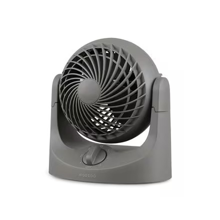 アイリスオーヤマ 卓上扇 マカロンmini 固定式 グレー TAF-MKM10N-H