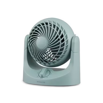 アイリスオーヤマ 卓上扇 マカロンmini 固定式 ブルー TAF-MKM10N-A