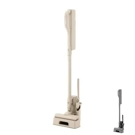 アイリスオーヤマ 充電式紙パックスティッククリーナー SBD-202P-HC グレージュ