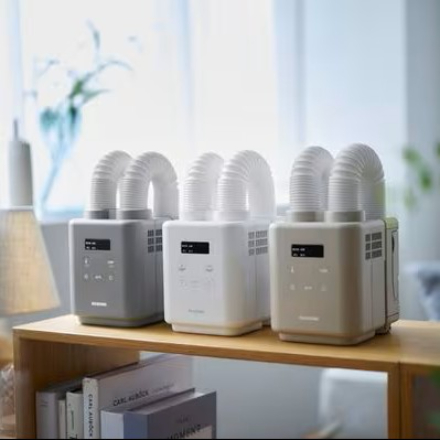 アイリスオーヤマ ふとん乾燥機 カラリエmini TURBO ツインノズル JSK-W10-W ホワイト