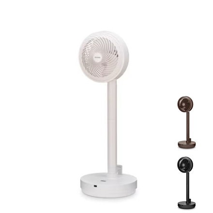 アイリスオーヤマ サーキュレーター 扇風機 デザインタイプ STF-DCD18T-W ホワイト