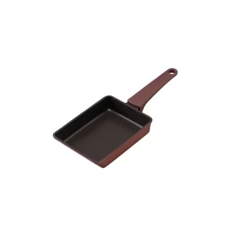 アイリスオーヤマ 取っ手一体型エッグパン IH DCEG-I ルビーレッド