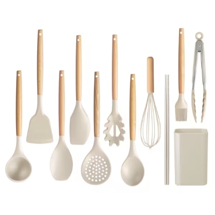 アイリスオーヤマ キッチンツール11点＋スタンドセット KT-11SS グレージュ