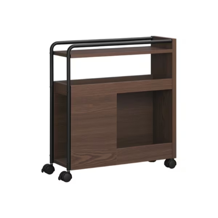 アイリスオーヤマ ダイニングワゴン DWG-196 ウォールナット