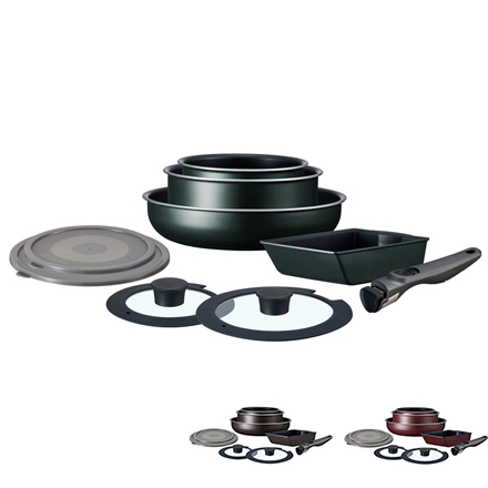 アイリスオーヤマ TERACOAT 9点セット EHDC-T9S ダークグリーン