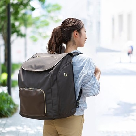 アイリスオーヤマ 前かけできるペットリュック P-MPR350 ブラウン