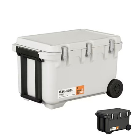 アイリスオーヤマ HUGEL 真空断熱クーラーボックス 60L VITC-60 ホワイトアッシュ