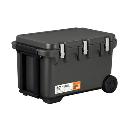 アイリスオーヤマ HUGEL 真空断熱クーラーボックス 60L VITC-60 チャコールグレー