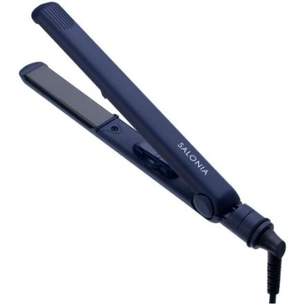 SALONIA ダブルイオン ストレートアイロン 24mm SL-004SNV [ネイビー]