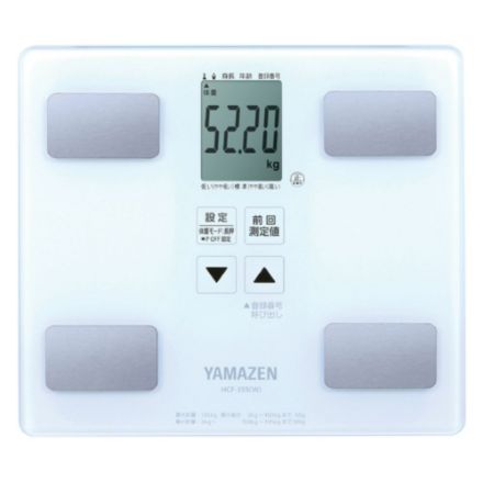 YAMAZEN 体組成計 HCF-355（W） [ホワイト]