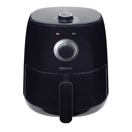 山善 エアーフライヤー YAF-C120 ブラック
