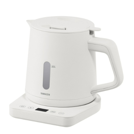 山善 温調電気ケトル YKU-SC1210J(W)