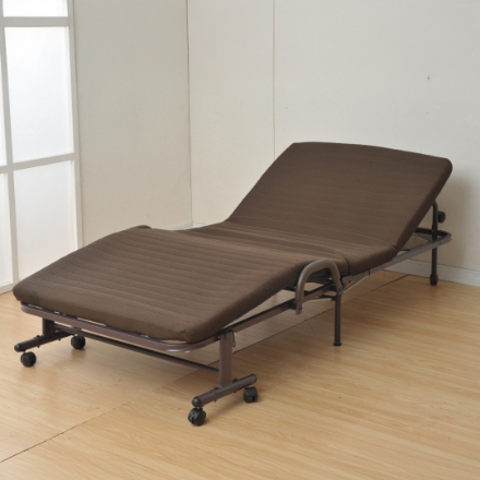 YAMAZEN 電動折りたたみベッド CEB-8S ダークブラウン