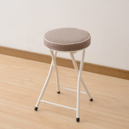 YAMAZEN フォールディングスツールDX YZX-F05DX(BR/IV) ブラウン/アイボリー