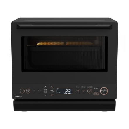 YAMAZEN オーブンレンジ フラット 26L ヘルツフリー ERD-WF260TV(B) ブラック