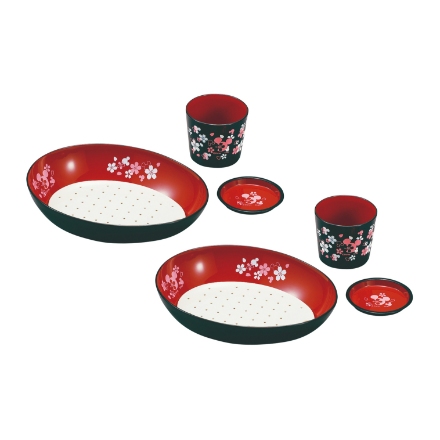 ミッキーSI　麺鉢・つゆ入ペアー 16619