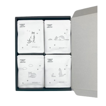 デカフェ絵柄ドリップコーヒー猫10pcギフトセット