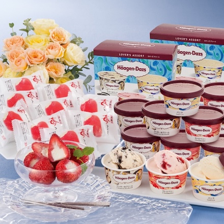 ハーゲンダッツ＆苺アイス 21個 AH-HGRW