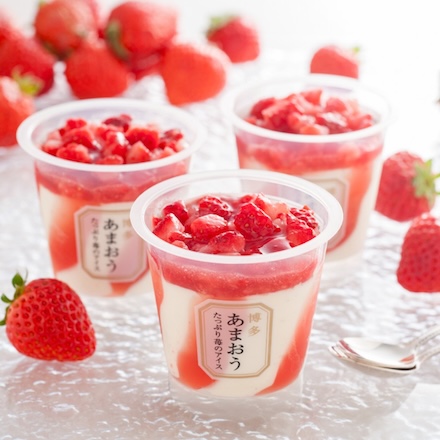 博多あまおう たっぷり苺のアイス 6個 AH-TP6C