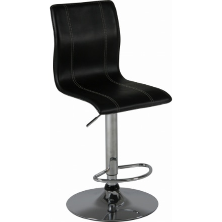 カウンターチェアー スタイル ハイ ブラック H‐1012BK 78223