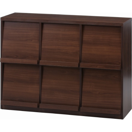 ディスプレイラック 120幅 RG‐1285DP MBR ミディアムブラウン