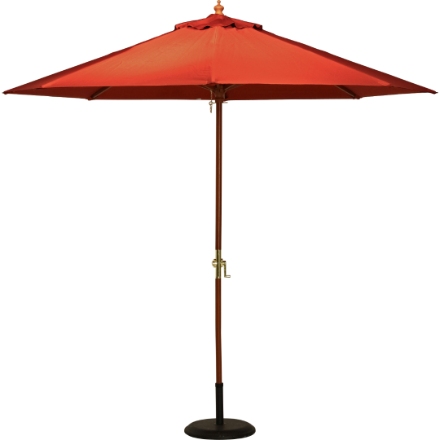 木製パラソル ２７０cm エンジ ２７０ＲＳ