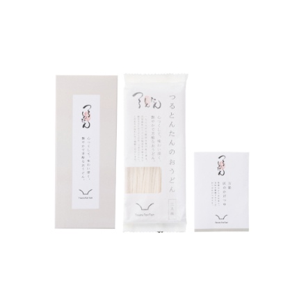 つるとんたん　かけのおうどん 乾麺(3人前)270g、かけつゆ(希釈)30g×3