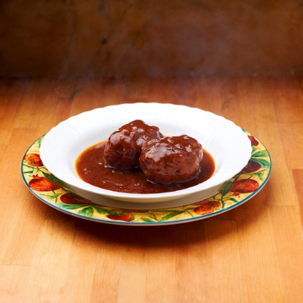 レストラン「ノワ・ド・ココ」清水シェフ監修　黒毛和牛入煮込みハンバーグ2個入、ソース3個