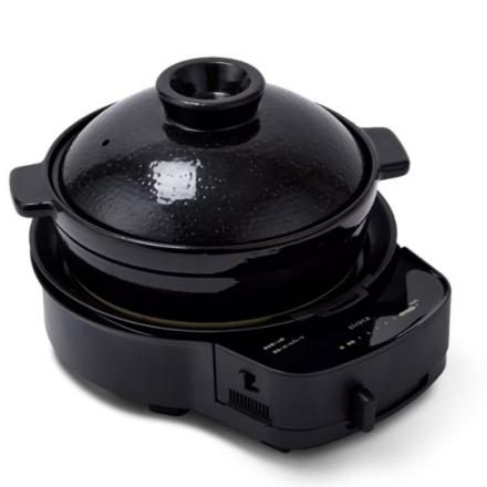 シロカ ホットプレート おうちいろり 土鍋付き SQ-D151D [ブラック]