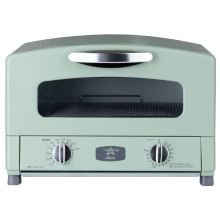 オーブントースター Aladdin グラファイトトースター 2枚焼き グリーン AET-GS13C(G)