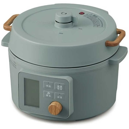 アイリスオーヤマ 電気圧力鍋 3.0L KPC-MB3-G [ピスタチオグリーン]