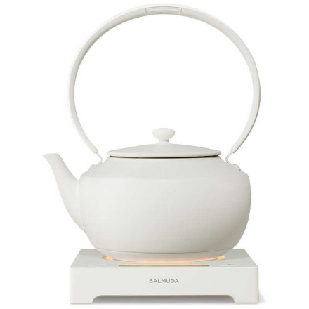 バルミューダ MoonKettle 温度調整機能つき電気ケトル KPT02JP-WH [ホワイト]