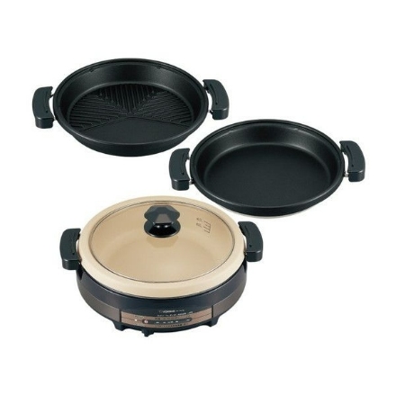 象印 グリルなべ あじまる プレート3枚 EP-RW30-TA [ブラウン]