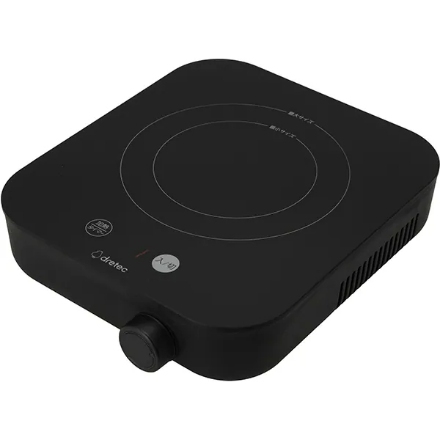 卓上IHコンロ ドリテック ピッコリスト DI-231BK [ブラック]