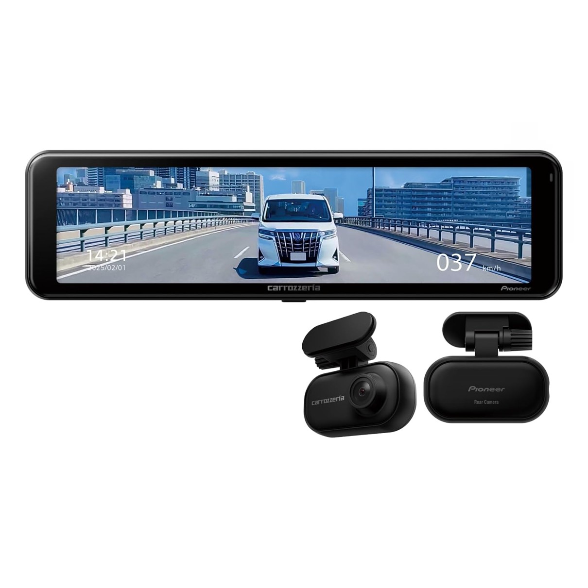 パイオニア VREC-MS700D カロッツェリア ドライブレコーダー ミラー型 11インチ IPS液晶